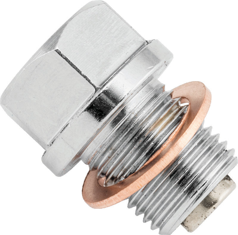 BikeMaster Magnetic Oil Drain Plug 14mm - Stainless - 151682