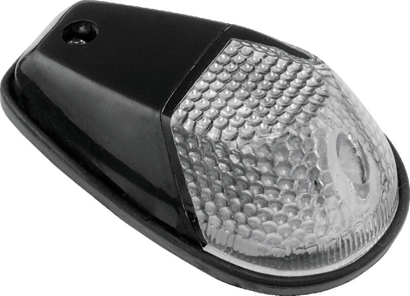BikeMaster Marker Light Universal Flush Mount Clear/Black - 261390