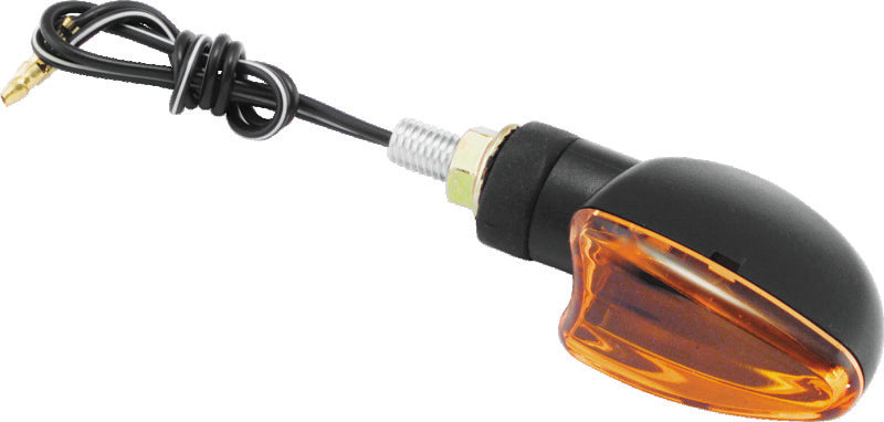 BikeMaster Ministalk Marker Light V-Shape - Black/Amber - 266011