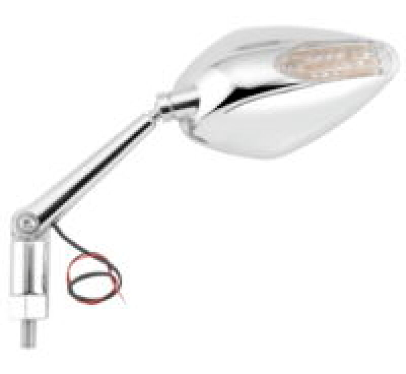 BikeMaster Mirror Candydrop Std Bike w/ Turn Signal - 600265