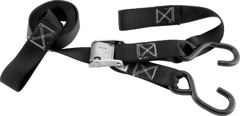 BikeMaster Tiedown 1-1/2 Integrated Softhook - Black - 100517