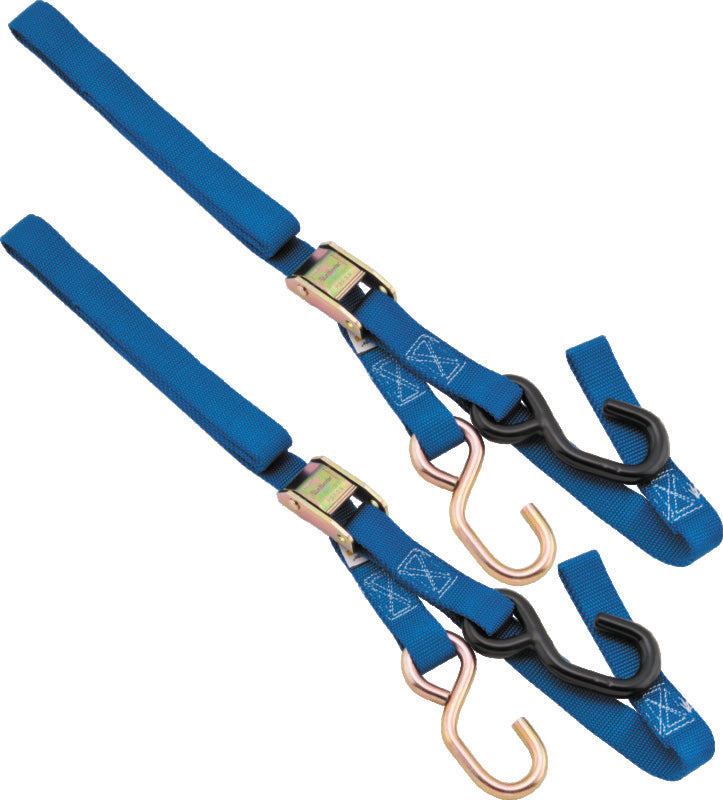 BikeMaster Tiedown Integrated Softhook - Blue - 100515