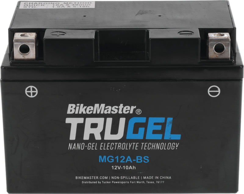 BikeMaster TruGel Battery - MG12A-BS - 780504