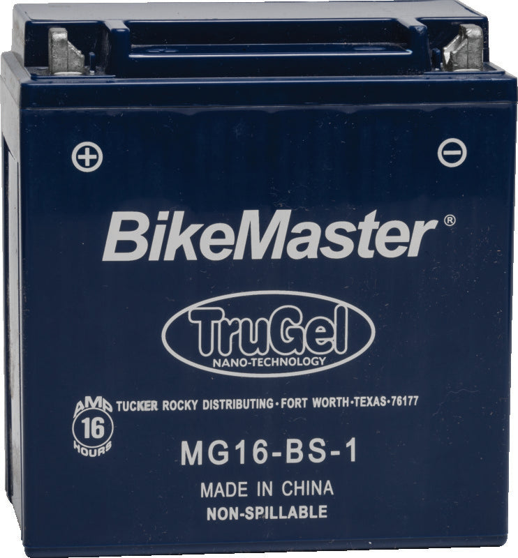 BikeMaster TruGel Battery MG16-BS-1 - 780521