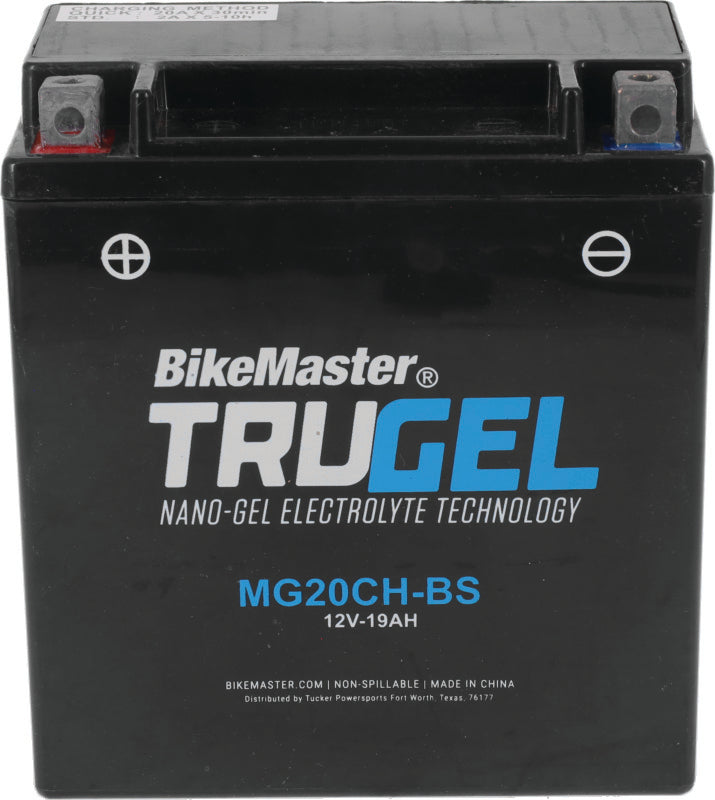 BikeMaster TruGel Battery - MG20CH-BS - 780536