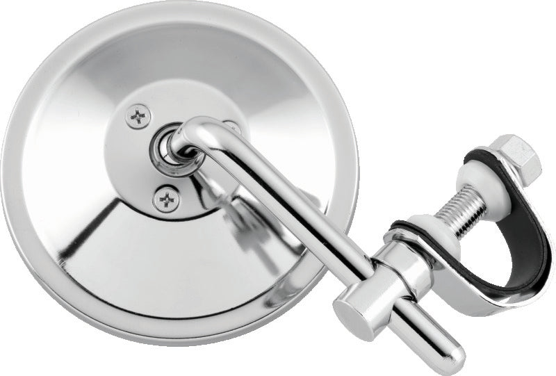 BikeMaster Universal Clamp On Mirror 4in Stem - 600006