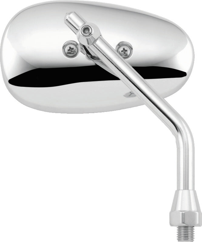 BikeMaster Universal Cruiser Mirror 10mm - Each -Chrome - 601142