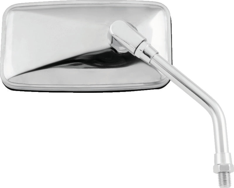 BikeMaster Universal Cruiser Mirror 10mm - Each - Stainless - 601125