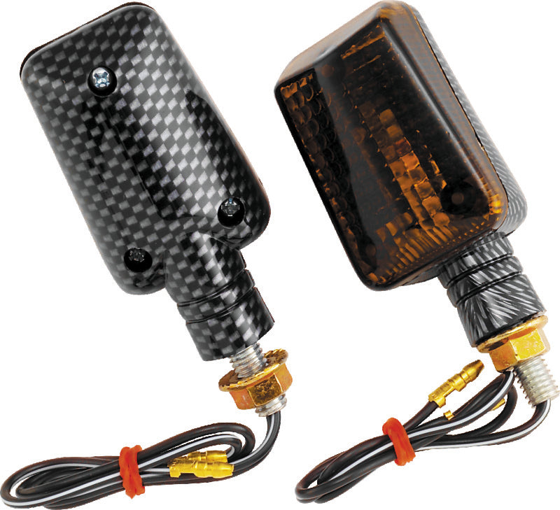 BikeMaster Universal Ministalk Marker Light - Carbon/Smoke - 268040