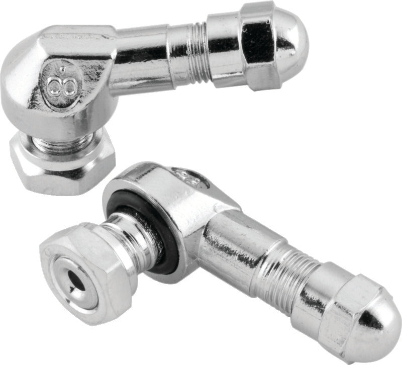 BikeMaster Valve Stem 2/Piece Pack Chrome - 151789