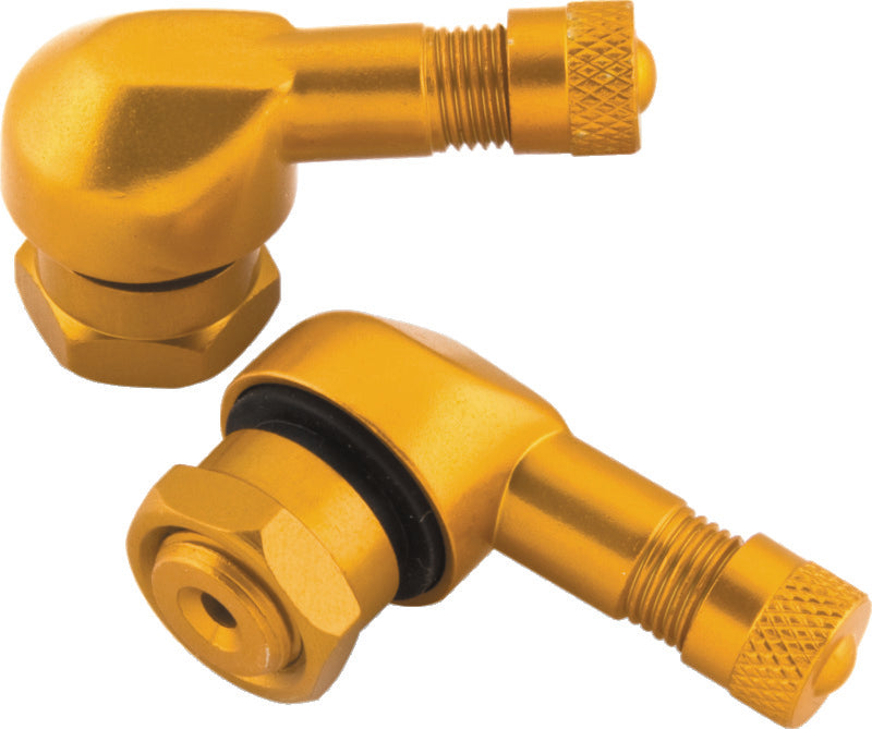 BikeMaster Valve Stem 2/Piece Pack Gold - 151787