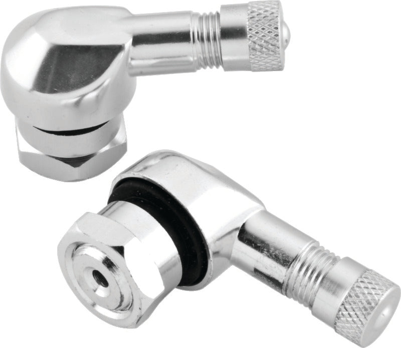 BikeMaster Valve Stem 2/Piece Pack Silver - 151790