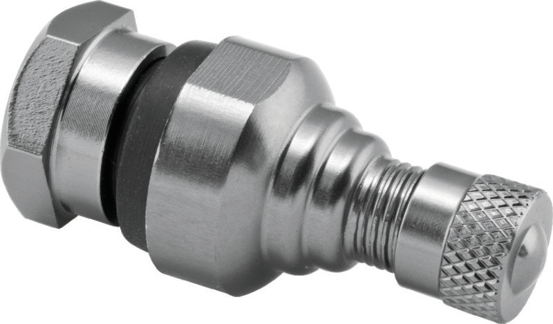 BikeMaster Valve Stem Aluminum 11.3mm Pair Titanium - 151974