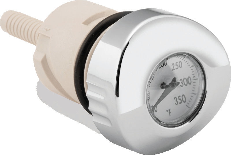 Bikers Choice 04-Up Sportster White Face Oil Temperature Gauge Dipstick - 488793