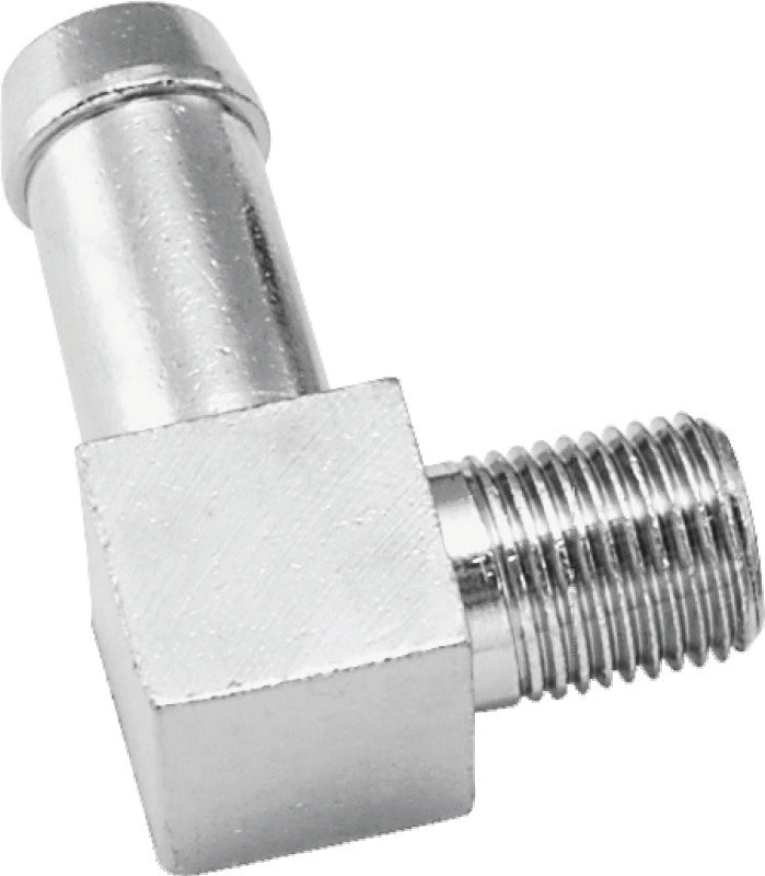 Bikers Choice 1/8 NPT X 3/8 Hose 90 Degree Oil Line Fitting Universal Custom - 492699
