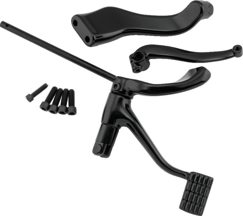 Bikers Choice 14-Up Sportster 2 Inch Extended Mid Control Kit Black - 492094