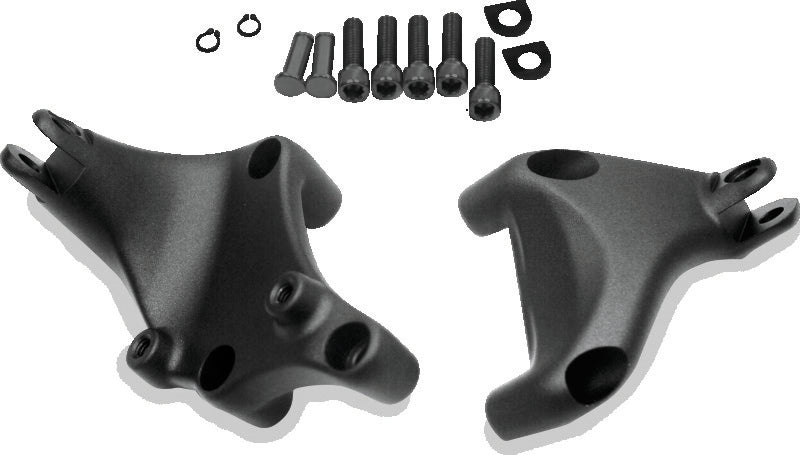 Bikers Choice 14-Up XL Black Passenger Footpeg Mount - 490834