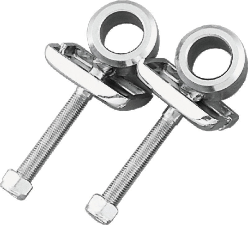 Bikers Choice 1973-1983 FL 73-E86 FX 1982-1994 FXR 1979-1999 XL Chrome Axle Adjusters Replaces H-D 41530-84T - 490006