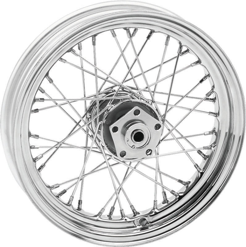 Bikers Choice 1973-1983 FL FX (FX Rear Only) Chrome 16 Inch Dual Flange Wheel Replaces H-D 40968-73 - 492455
