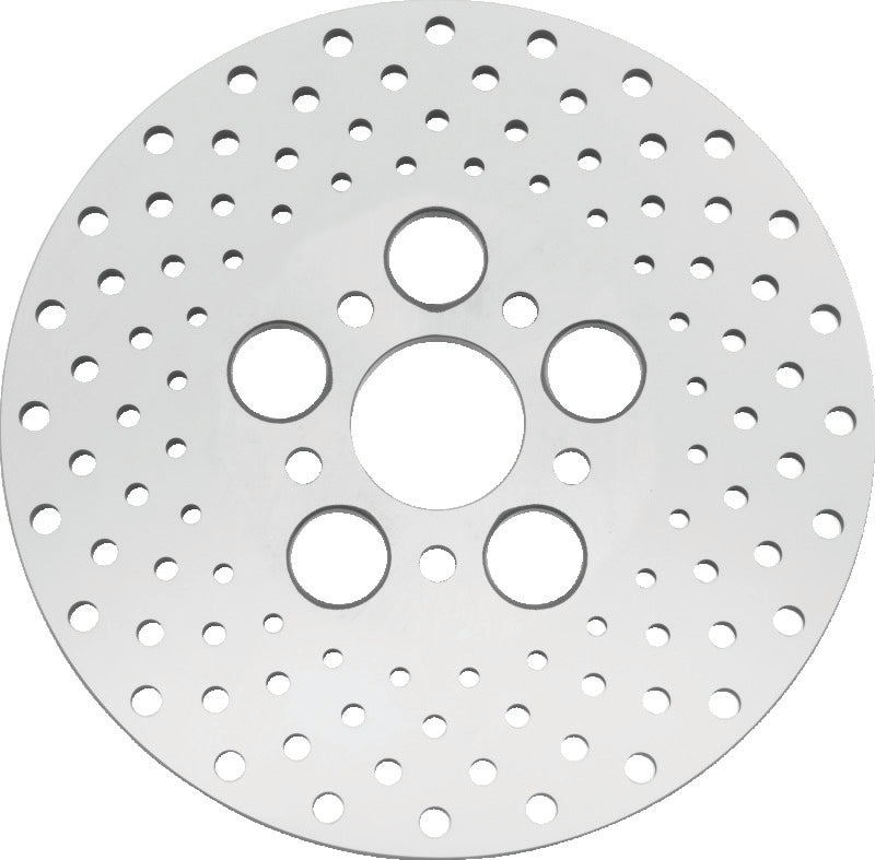Bikers Choice 1973-1984 FL 10 Inch Front & Rear Drilled Stainless Rotor Replaces H-D 41813-79 - 619918