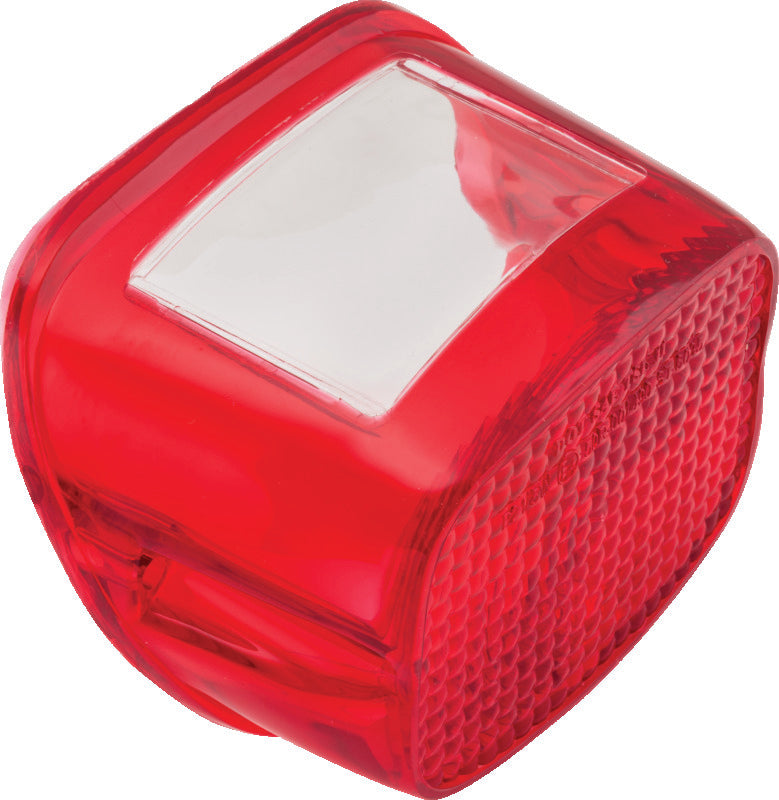 Bikers Choice 1973-1998 Big Twin And Sportster Replacement Taillight Lens Red Replaces H-D 68034-77 - 490457