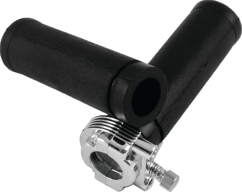 Bikers Choice 1981 Big Twin & XL & Custom Chrome Throttle Assembly With Grips Replaces H-D 56220-81B - 492701