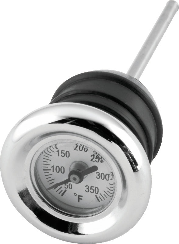 Bikers Choice 1984-1999 Softail 1982-2003 XL Chrome Oil Tank Temp Gauge Replaces H-D 62688-87T 62667-87T - 490568