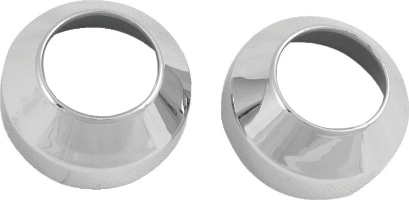 Bikers Choice 1984-2017 41MM Wide Glide Chrome Fork Boot Covers Pr - 493150
