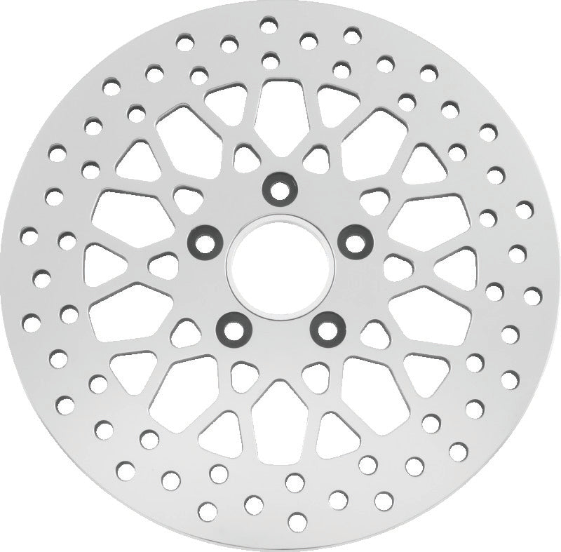 Bikers Choice 1984-2017 Big Twin/XL Rear 11.5in Mesh Brake Rotor (Exc 2008-2017 Touring) - 601966