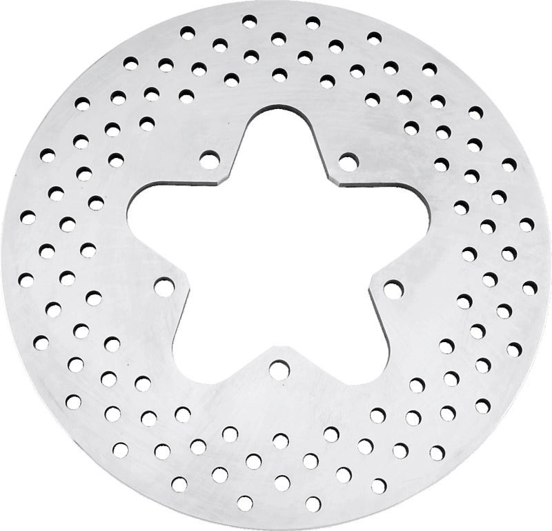 Bikers Choice 1986-1999 FLT Stock Replacement Rear Brake Rotor Drilled Steel H-D 40936-86 - 489849