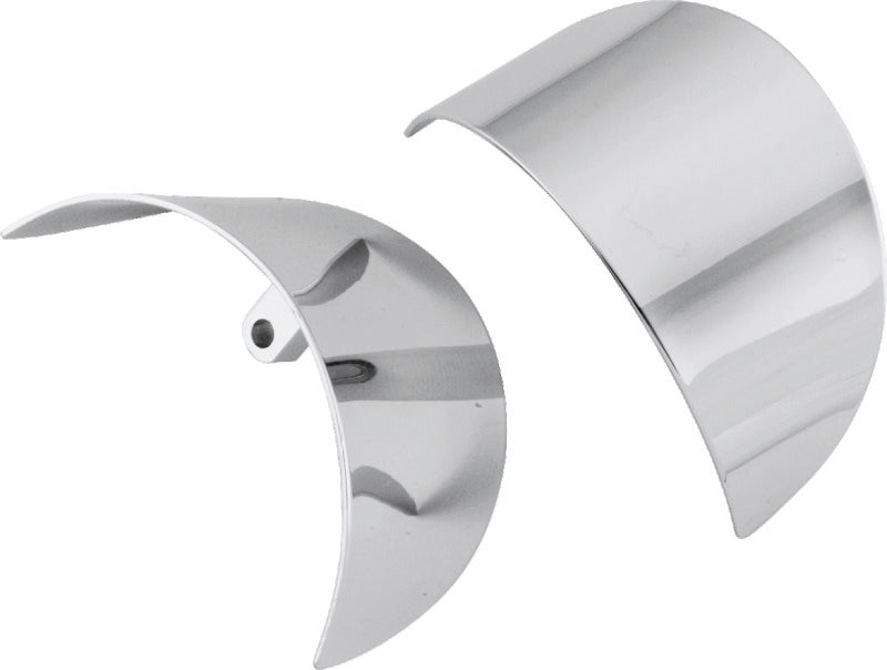 Bikers Choice 1986-2017 FLH FLT FLST FXRT Chrome Turn Signal Visor Replaces H-D 67737-88T Pr - 490928