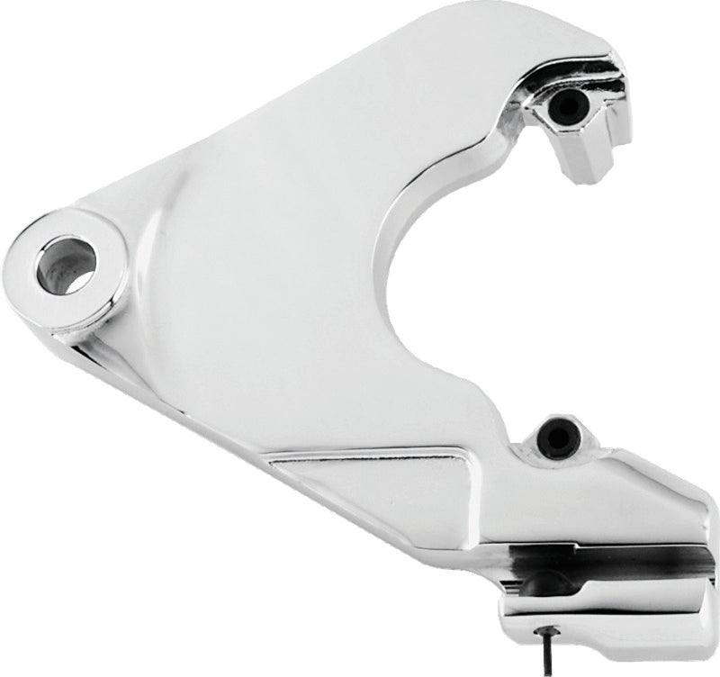 Bikers Choice 1987-1999 Softail Chrome Caliper Mounting Bracket Replaces H-D 44207-87 - 489614