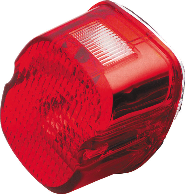 Bikers Choice 1999-2003 Big Twin & XL Red Laydown Taillight With Top License Light - 489908