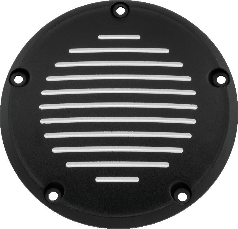 Bikers Choice 1999-2018 Big Twin 5 Hole Black Derby Cover - 490832