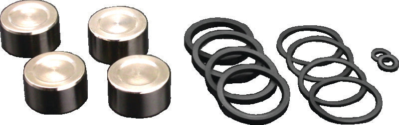 Bikers Choice 2000-2014 Big Twin Front or Rear Caliper Piston & Seal Kit 4 Piston Exc. Brembo - 601663