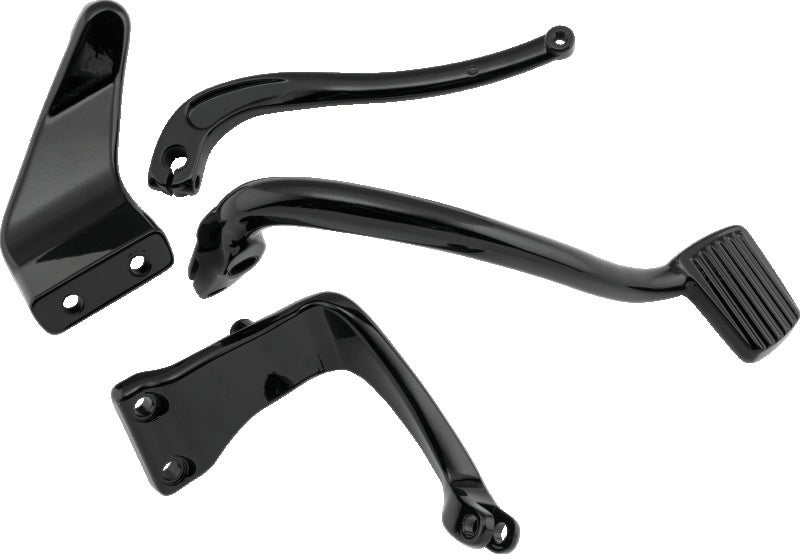 Bikers Choice 2006-2017 Dyna 2 Inch Extended Mid Control Kit Black - 492000
