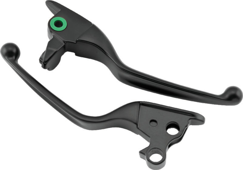 Bikers Choice 2008-2013 FLH FLT Black Lever Set Replaces H-D 38843-08 - 482551
