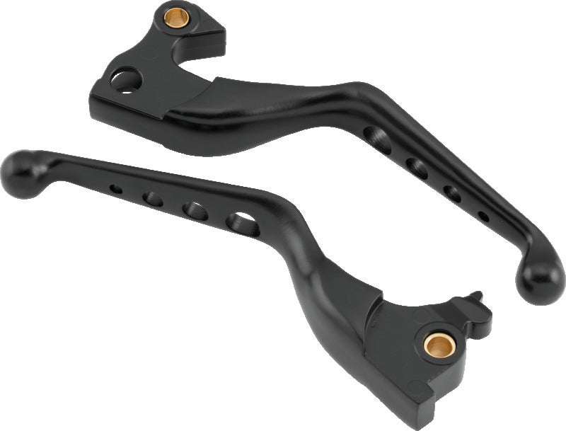 Bikers Choice 2014-2022 XL Black O Series 4 Hole Lever Set - 490978