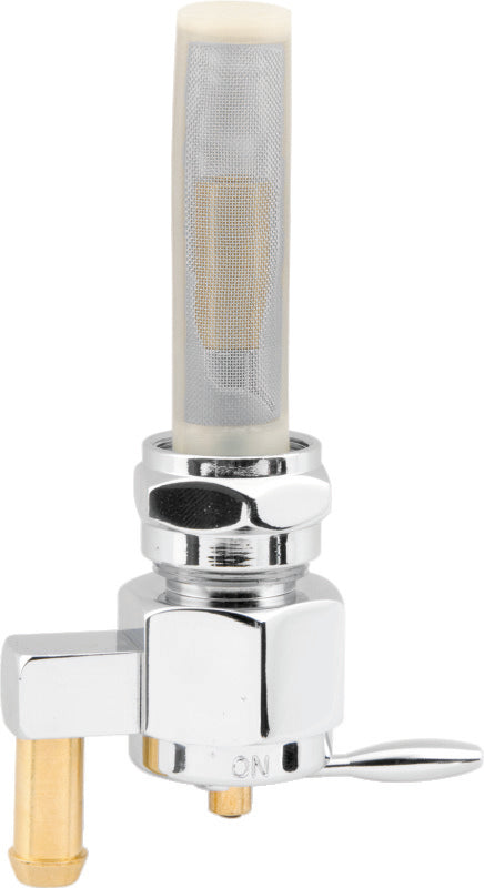 Bikers Choice 2057-1975 Big Twin / XL Chrome Hex Petcock 3/8in-18 NPT Down Outlet - 489644