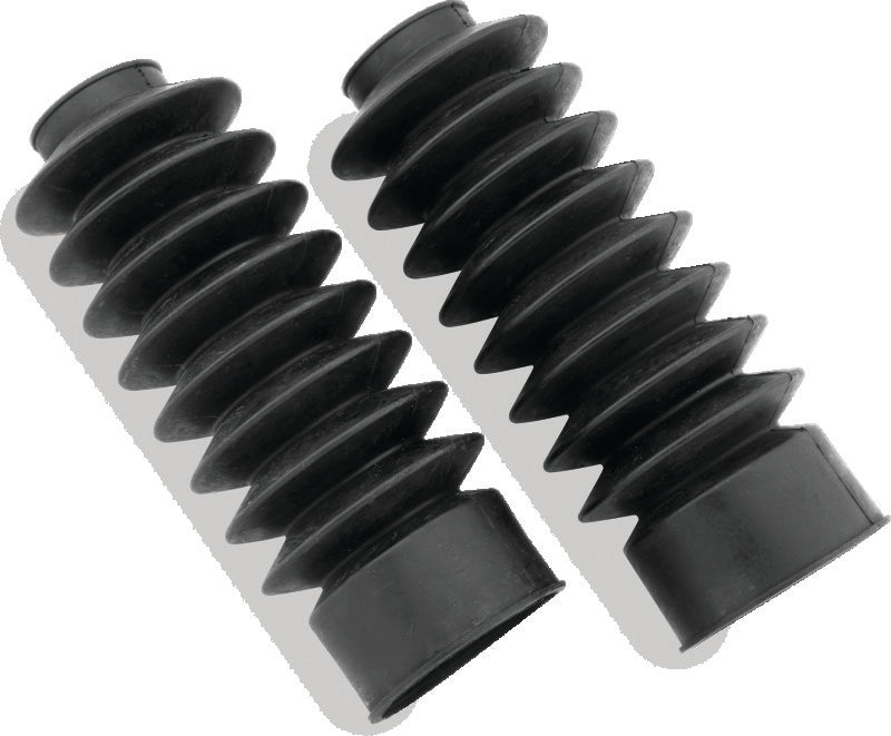 Bikers Choice 41MM Black Fork Boots Extended 8.58in / Collapsed 4in (Pair) - 666766