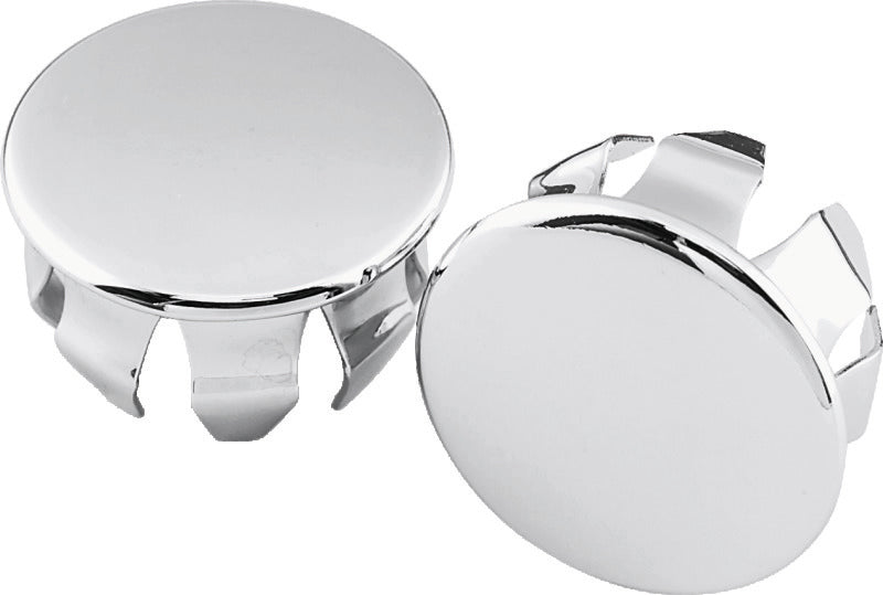 Bikers Choice 62-E83 Chrome Handgrip End Plugs Replaces H-D 56238-62 Pr - 492446
