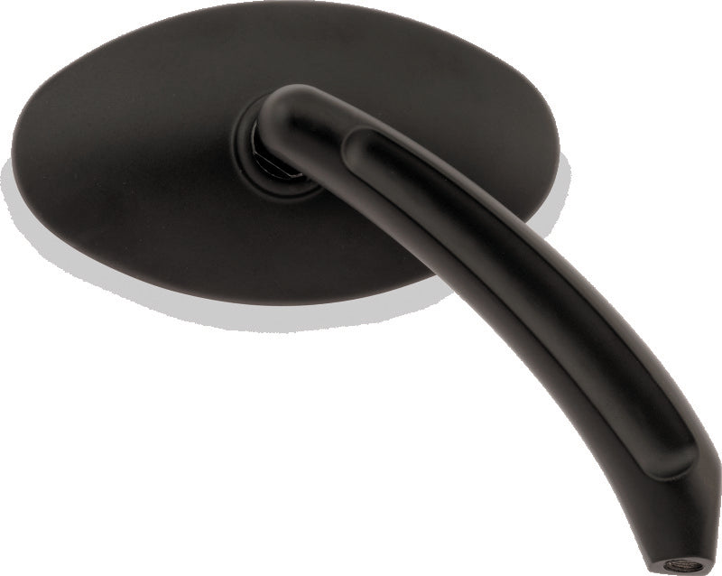 Bikers Choice 65-Up Black Oval Mirrors Custom Pair - 488748