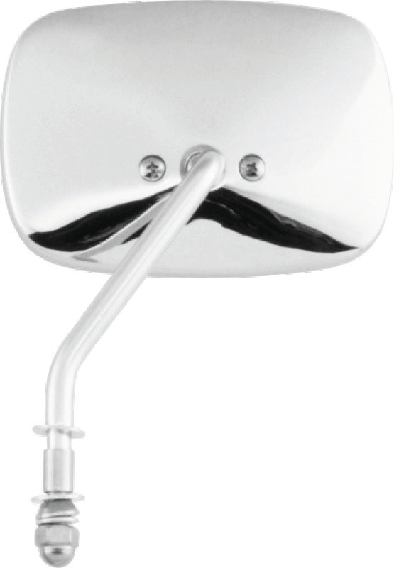 Bikers Choice 65-Up Chrome 1 Piece Right Short Stem Mirror Replaces H-D 91875-82 - 490733