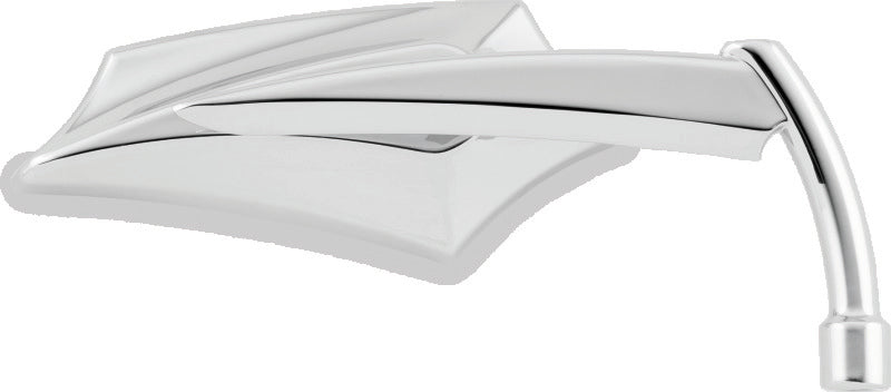 Bikers Choice 65-Up Chrome Angler Mirror Universal Custom Pair - 488741