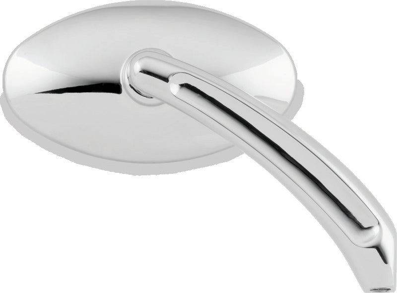 Bikers Choice 65-Up Chrome Oval Mirrors 65-Up Custom Pair - 488747