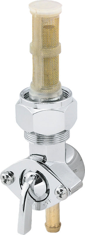 Bikers Choice 75-Up XL Big Twin Custom Chrome 22MM Straight Petcock Replaces H-D 62163-75 - 492599