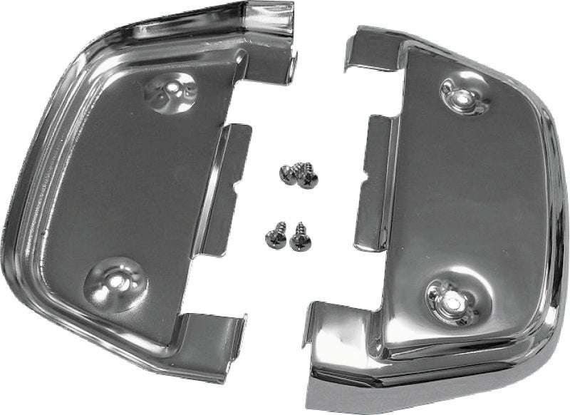 Bikers Choice 87-Up Touring Chrome Passenger Floorboard Undercover Kit - 490638