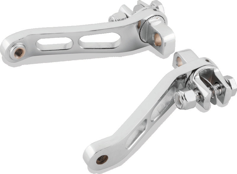 Bikers Choice Adjustable Forward Control Heel Rest Kit 89-Up FXST 1993-2002 FXDWG Replaces H-D 50227-01 - 488719