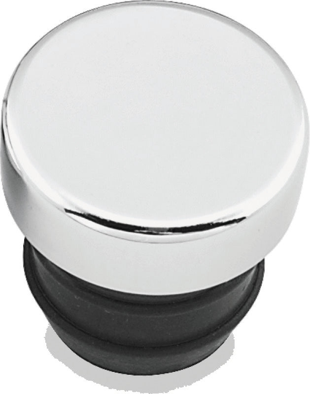 Bikers Choice Big Twin & XL Chrome Custom Oil Tank Cap 1 3/16 Inch Push In Replaces H-D 62644-84T - 490450