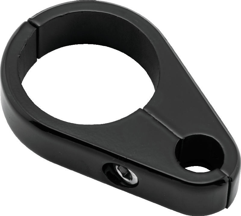 Bikers Choice Black Clutch Cable Clamp for 1 1/8 Inch Tube - 482969